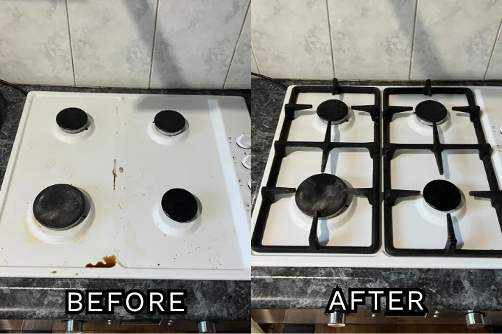 burner before and after